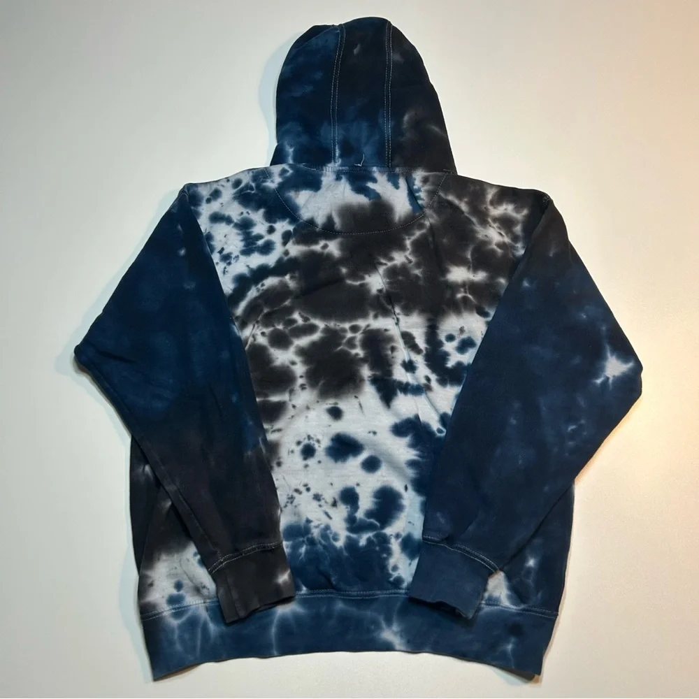 Metallica Ride The Lightning Blue Tie-Dye Pullover Hoodie - Picture 2 of 5